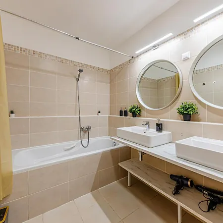 Apartmán The Horizon- Penthouse 3br With Ac, Location Budapešť