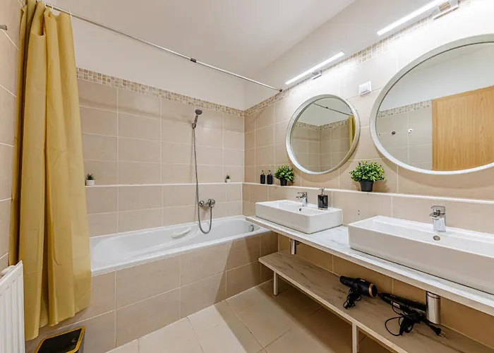 Apartmán The Horizon- Penthouse 3br With Ac, Location Budapešť