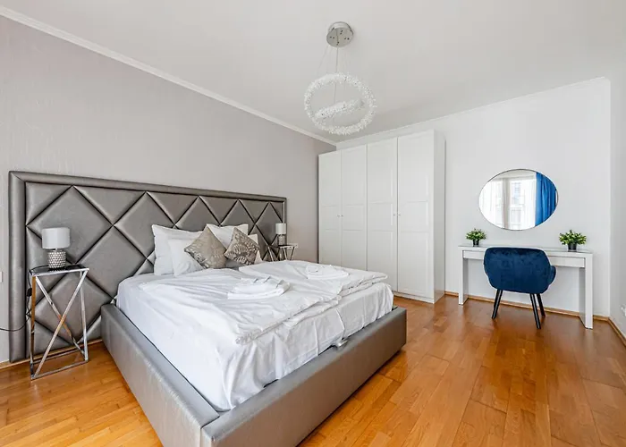 Apartmán The Horizon- Penthouse 3br With Ac, Location Budapešť